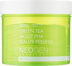 Peeling-Pads mit Grüntee-Extrakt - Neogen Dermalogy Green Tea Moist Pha Gauze Peeling — Bild N1