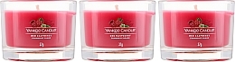 Duftkerzen-Set Rote Himbeere - Yankee Candle Red Raspberry (candle/3x37g) — Bild N2