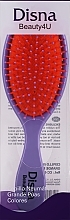 Haarbürste oval 22 cm violett - Disna Beauty4U — Bild N1