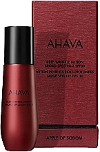 GESCHENK! Balsam gegen tiefe Falten SPF 30 - Ahava Apple Of Sodom Deep Wrinkle SPF 30 Lotion (Miniprodukt)  — Bild N1