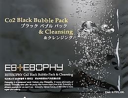 Düfte, Parfümerie und Kosmetik Gesichtsmaske für Carboxytherapie - Estesophy Co2 Black Bubble Pack & Cleansing