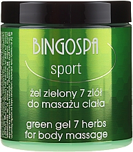 Düfte, Parfümerie und Kosmetik Körpermassagegel mit 7 Kräutern - BingoSpa Massage Gel With Seven Herbs