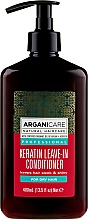 Düfte, Parfümerie und Kosmetik Glättende Haarspülung mit Keratin für trockenes Haar - Arganicare Keratin Leave-in Conditioner For Dry Hair