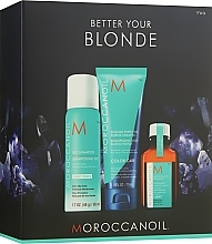 Set - Moroccanoil Better Your Blonde Set (shm/70ml + dry/shm/60ml + hair/oil/25ml) — Bild N2