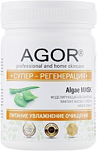 Regenerierende, reinigende und feuchtigkeitsspendende Alginatmaske für das Gesicht mit Aloe Vera und Ylang-Ylang - Agor Algae Mask — Bild N5