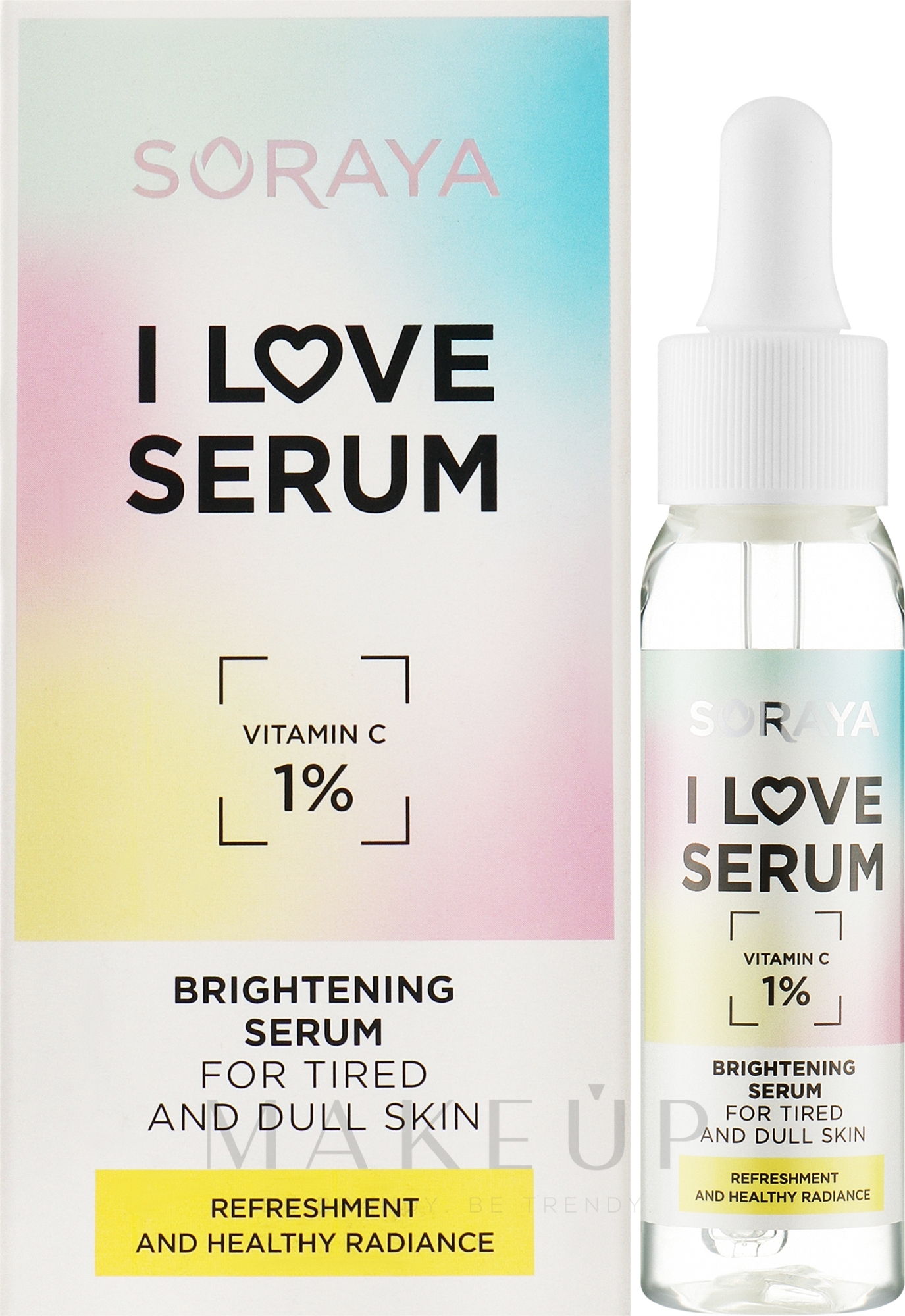 Aufhellendes Gesichtsserum mit Vitamin C - Soraya I Love Serum — Bild 30 ml