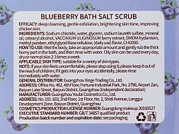 Körperpeeling mit Meersalz und Blaubeerextrakt - Sersanlove Blueberry Fresh Bath Salt — Bild N2