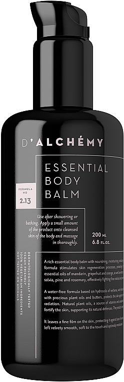 Körperbalsam - D'Alchemy Essential Body Balm — Bild N1