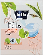 Düfte, Parfümerie und Kosmetik Slipeinlagen Panty Herbs Sensetive Plantago 60 St. - Bella