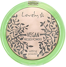 Düfte, Parfümerie und Kosmetik Gesichtspuder - Lovely Vegan Pressed Powder