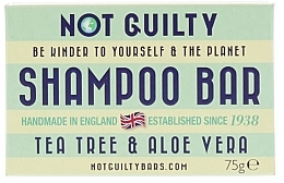 Düfte, Parfümerie und Kosmetik Festes Haarshampoo Teebaum und Aloe Vera - Not Guilty Shampoo Bar Tea Tree & Aloe Vera