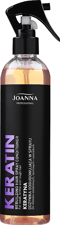 Haarspülung Spray mit Keratine für schwaches, sprödes und raues Haar - Joanna Professional Rebuilding Hair Spray Conditioner — Bild N1