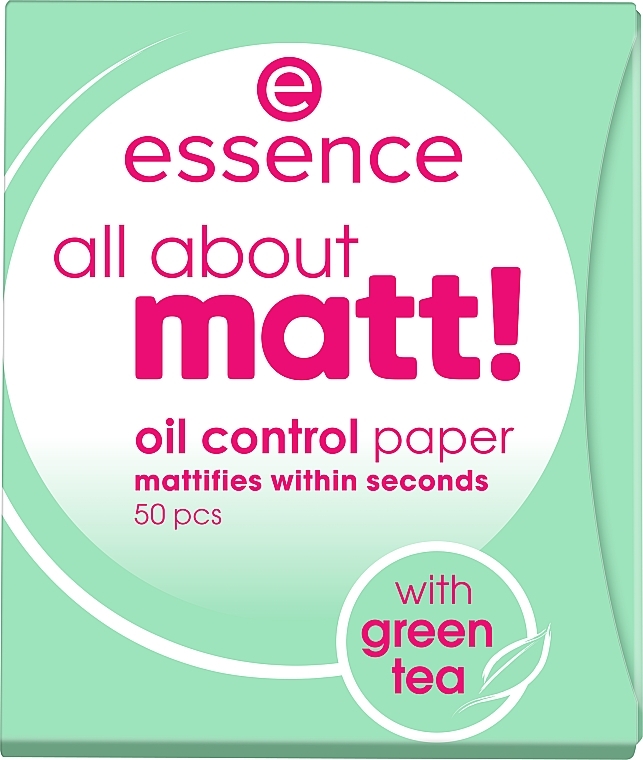 Mattierende Gesichtstücher - Essence All About Matt! Oil Control Paper — Bild N2
