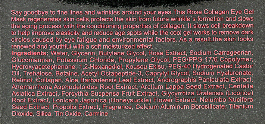 Hydrogelpatches für Augenringe mit Rosenextrakt - Sersanlove Blueberry Collagen Eye Gel Mask — Bild N5