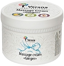 Massagecreme Ingwer - Verana Massage Cream Ginger  — Bild N2