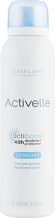 Deospray Antitranspirant - Oriflame Activelle Actiboost Comfort Anti-Perspirant Deodorant Spray — Bild N1