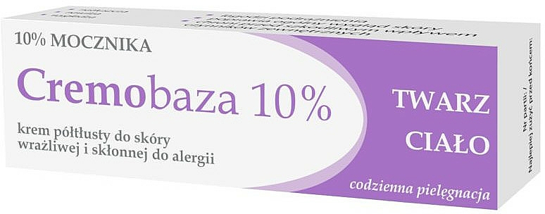 Beruhigende und regenerierende Creme für Gesicht und Körper mit Harnstoff - Farmapol Cremobaza 10% — Bild N1