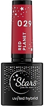 Hybrid-Nagellack - Stars from The Stars Red Planet UV/LED Hybrid — Bild N1