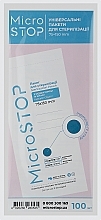 Düfte, Parfümerie und Kosmetik Sterilisationsbeutel aus Kraftpapier 75x150 mm 100 St. - MicroSTOP Sterilization Pouch With Indicator (Class 4) White
