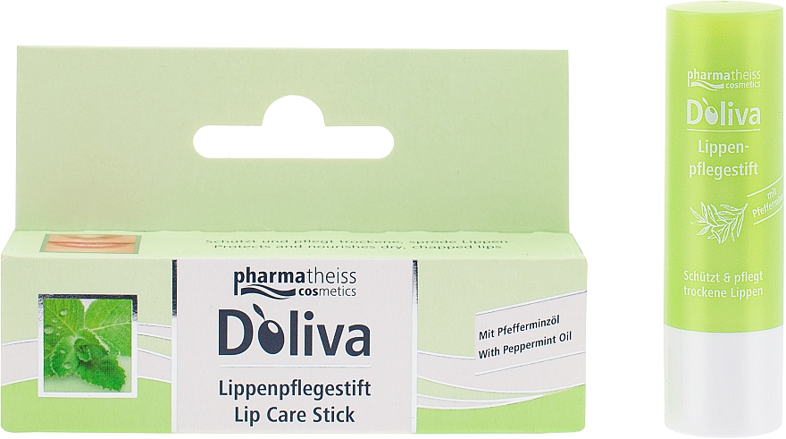 Lippenpflegestift mit Pfefferminzöl - D'oliva Pharmatheiss Cosmetics — Bild N2