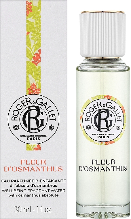 Roger&Gallet Fleur D'Osmanthus Wellbeing Fragrant Water - Aromatisches Wasser — Bild N2