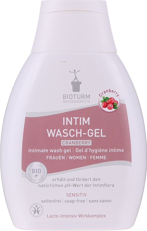 Intimwaschgel für Frauen mit Kranichbeere - Bioturm Intim Cranberry Cleansing Gel No. 91 — Bild N1