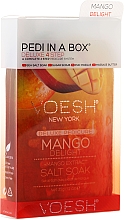 Düfte, Parfümerie und Kosmetik 4-stufige Mango Delight Fußpflege - Voesh Deluxe Pedicure Mango Delight In A Box 4in1 (1. Meer Badesalz, 2. Zuckerpeeling, 3. Schlammmaske, 4. Massagebutter)(35g)