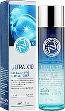 Düfte, Parfümerie und Kosmetik Gesichtstoner mit Meereskollagen - Enough Ultra X10 Collagen Pro Marine Toner