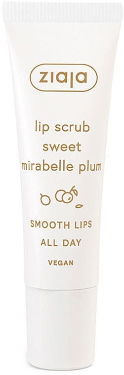 Lippenpeeling Sweet Mirabelle, Tube - Ziaja Lip Scrub Mirabelle Plum  — Bild N1