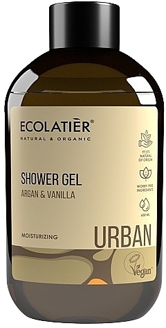 Feuchtigkeitsspendendes Duschgel mit Argan und Vanille - Ecolatier Urban Shower Gel — Bild N1