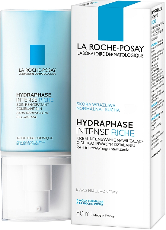Intensive feuchtigkeitsspendende Gesichtscreme für trockene und empfindliche Haut - La Roche-Posay Hydraphase Intense Rich 50 ml — Bild N5