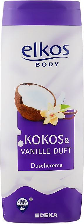 Duschcreme Kokosnuss & Vanille - Elkos Coconut & Vanilla Shower Gel