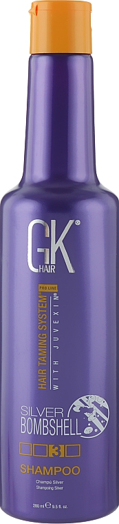 Silbershampoo für blondes Haar - GKhair Silver Shampoo — Bild N1