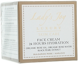 Feuchtigkeitsspendende Gesichtscreme - Bulgarian Rose Lady’s Joy Luxury Face Cream 24 Hours Hydration — Bild N1