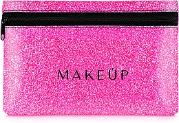 Düfte, Parfümerie und Kosmetik Kosmetiktasche Glitter Pouch rosa 18x11 cm - MAKEUP