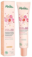 Feuchtigkeitsspendende Bio BB Creme mit Rosenblütenwasser - Melvita Nectar De Roses Organic BB Cream — Bild N1