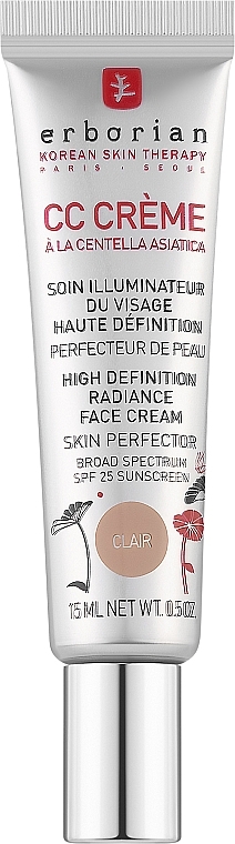 Illuminierende CC Creme LSF 25 - Erborian CC Cream Radiance Cream Skin Perfector — Bild N1