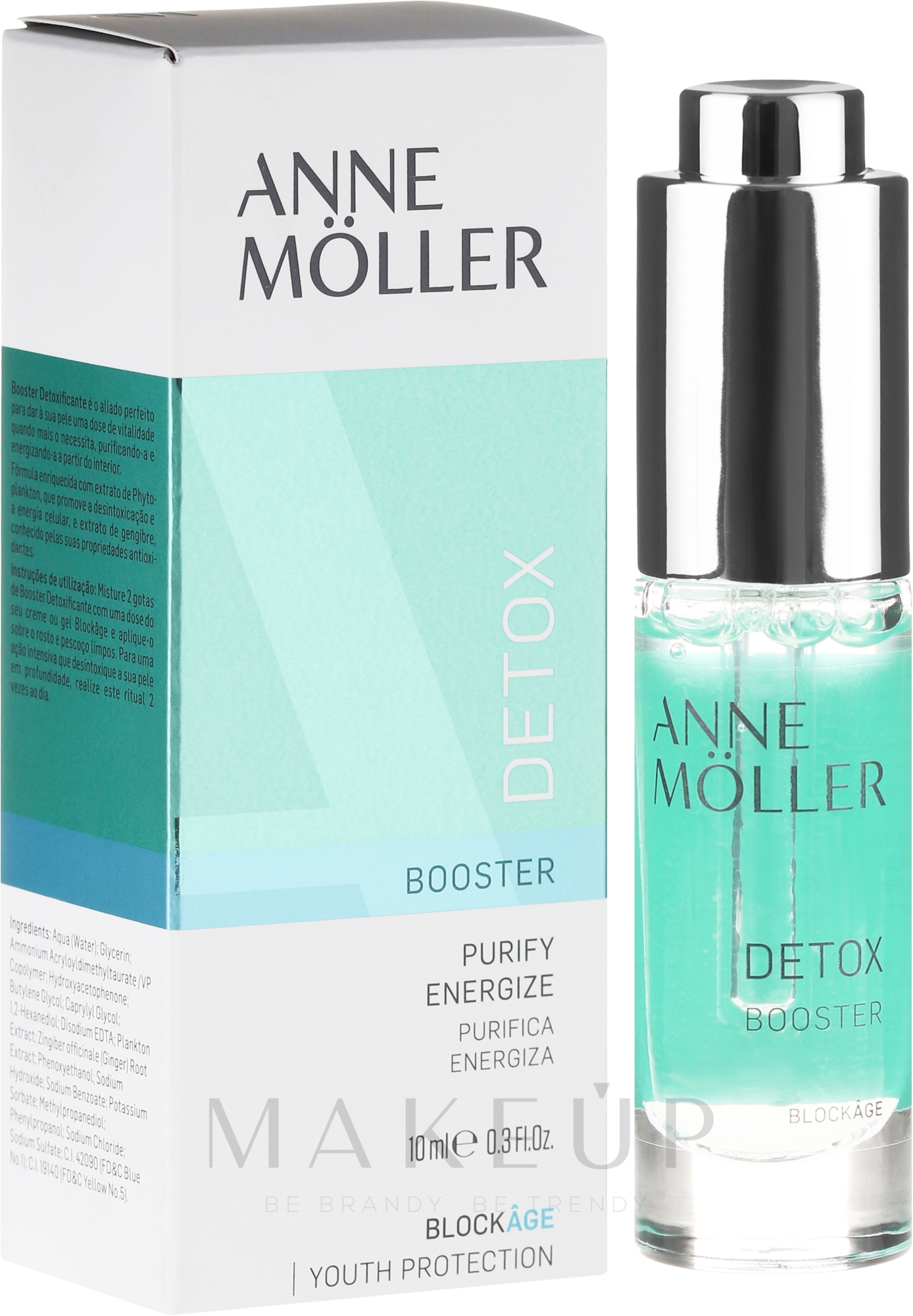 Gesichtsbooster mit Detox-Effekt - Anne Moller Blockage Detox Booster — Bild 10 ml