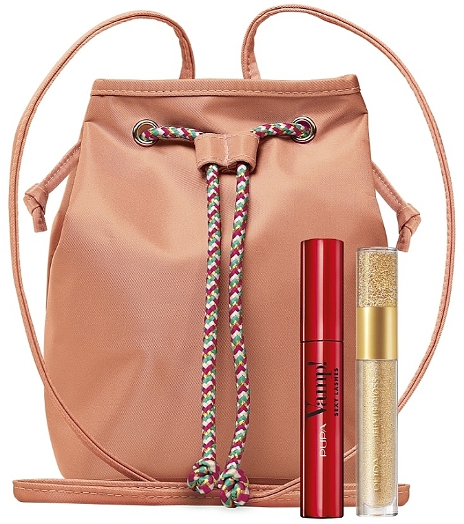 Set (Mascara 9ml + Lipgloss 4ml + Rucksack) - Pupa Vamp! Sexy Lashes & Jelly Lip Gloss — Bild N1