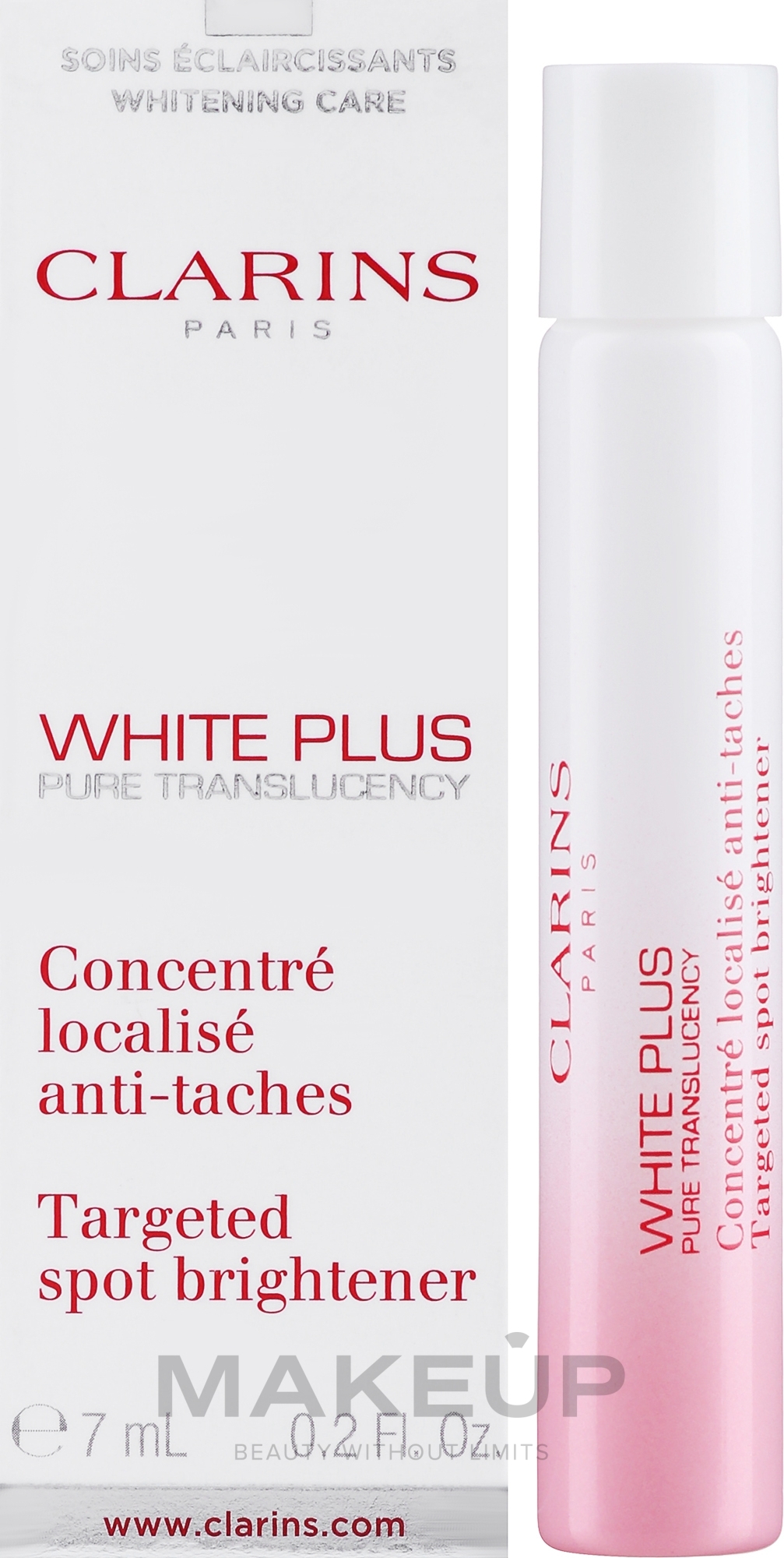 Gesichtsserum gegen Pigmentflecken mit Pflanzenextrakten - Clarins White Plus Total Luminescent All Spots Brightening Corrector — Bild 7 ml