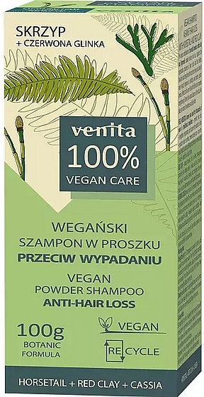 Shampoo gegen Haarausfall - Venita Vegan Powder Shampoo Anti-Hair Loss — Bild N1
