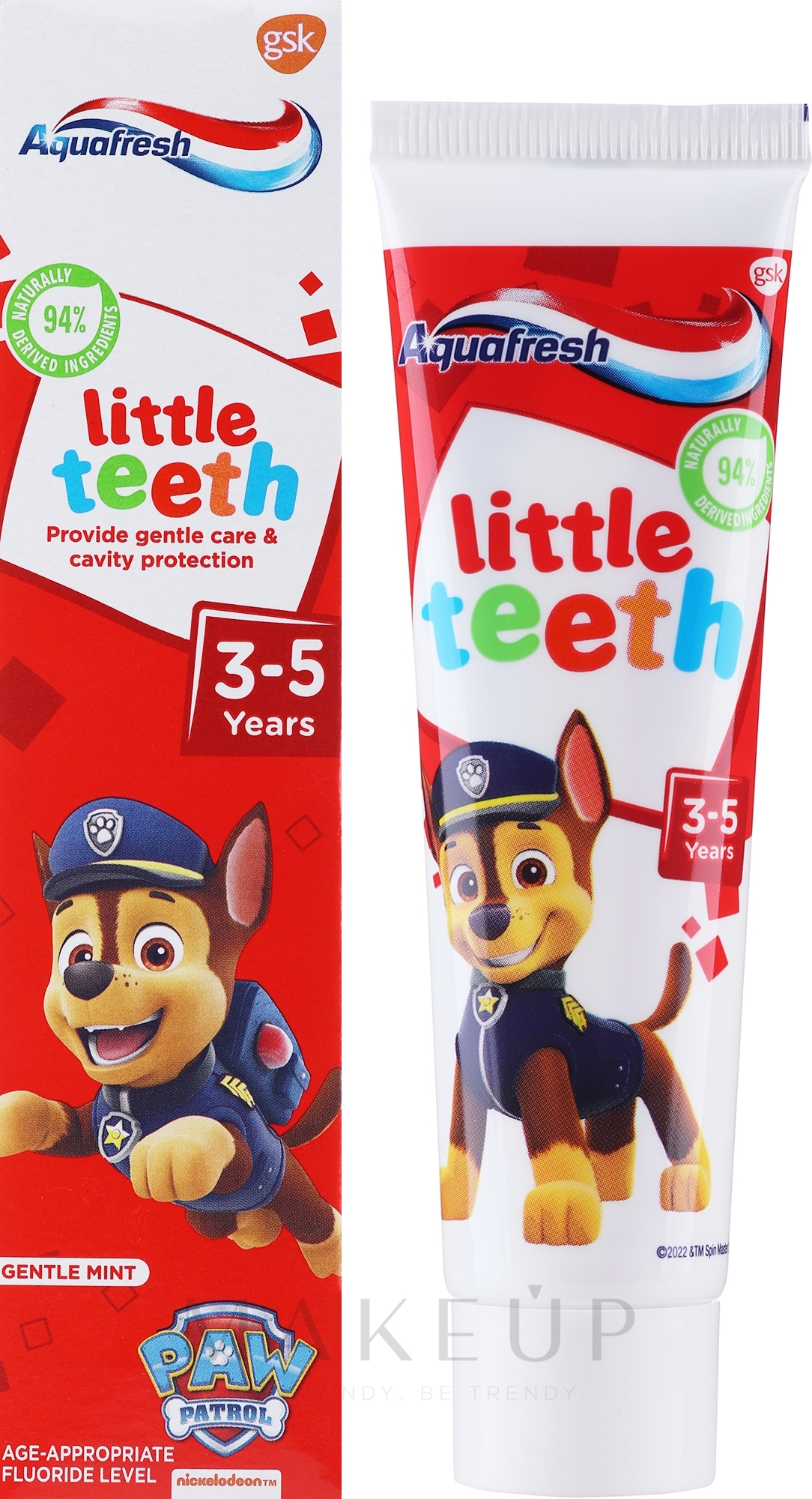 Kinder-Zahnpasta 3-5 Jahre - Aquafresh Kids PAW Patrol — Bild 50 ml