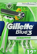 Einwegrasierer 9+3 St. - Gillette Blue 3 Sensitive — Bild N1