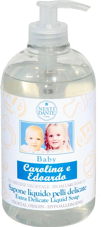 Extra sanfte Flüssigseife für Babys Carolina & Edoardo - Nesti Dante Carolina & Edoardo Extra Delicate Baby Liquid Soap — Bild N1