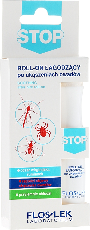 Beruhigendes Roll-on nach Insektenstichen - Floslek STOP Roll-on Soothing Bites Insects — Bild N1
