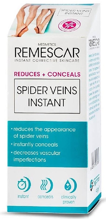 Körpercreme gegen Krampfadern - Remescar Spider Veins Instant Cream — Bild N2