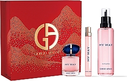 Giorgio Armani My Way - Set (Eau de Parfum/100ml +Eau de Parfum/30ml + Eau de Parfum (Mini)/10ml) — Bild N1