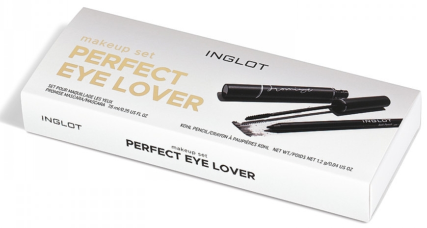 Set - Inglot Makeup Set Perfect Eye Lover mascara/7.5ml + eye/pencil/1.2g) — Bild N1
