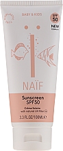 Düfte, Parfümerie und Kosmetik Sonnenschutzcreme für Babys und Kinder SPF 50 - Naif Baby & Kids Sunscreen SPF 50