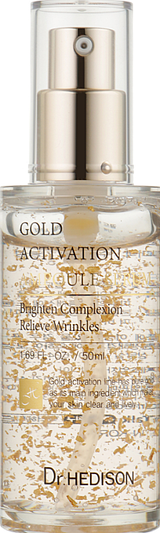 Gesichtsserum mit kolloidalem Gold - Dr.Hedison Gold Activation Ampoule Serum — Bild N1